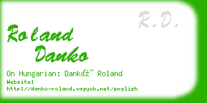roland danko business card